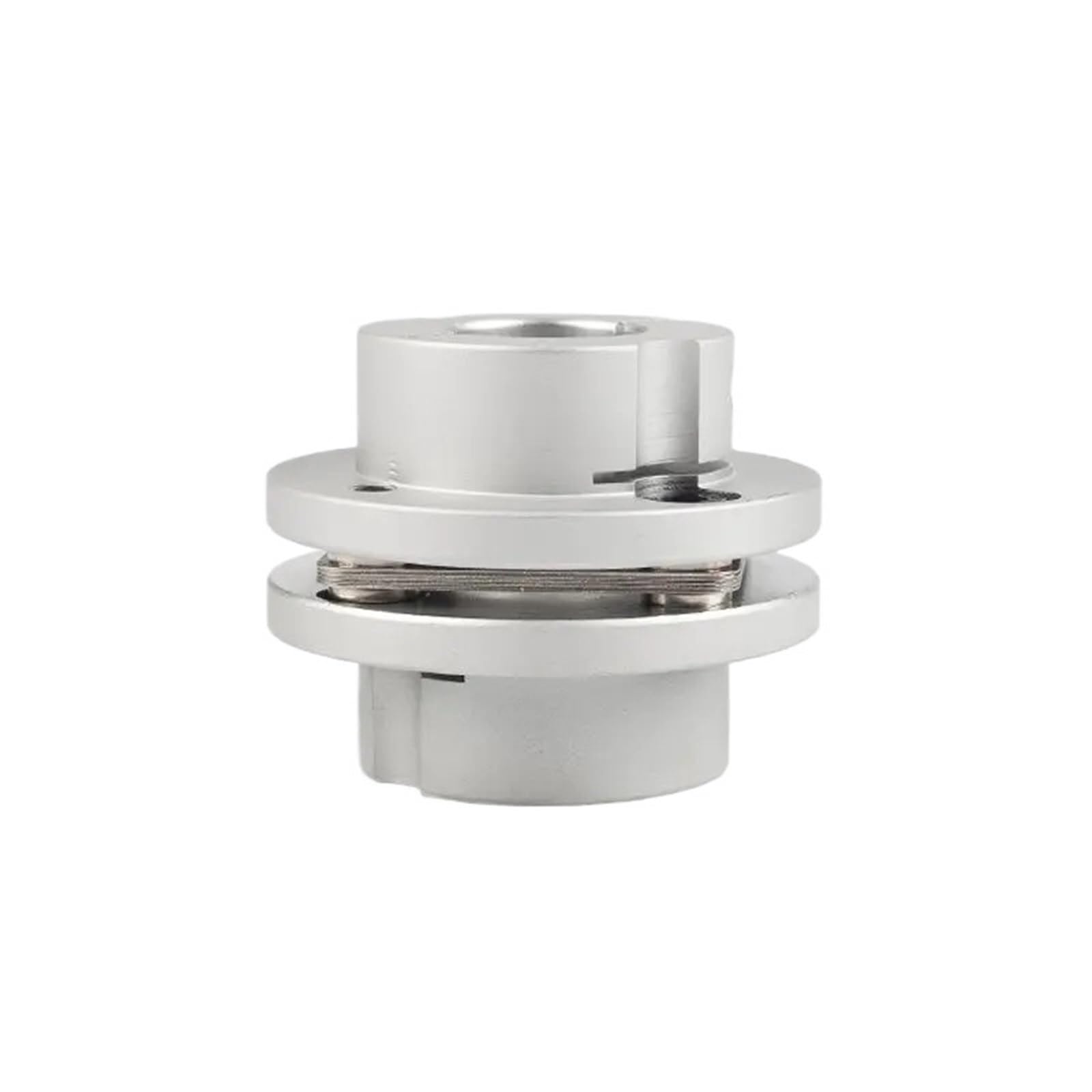 Giunto di serraggio rigido in alluminio 8mm/9mm/10mm/11mm/12mm/14mm/15mm/16mm Accoppiatore a flangia a disco singolo con gradino flessibile Servomotore Manicotto del connettore D44L34(9mm-12.7mm)