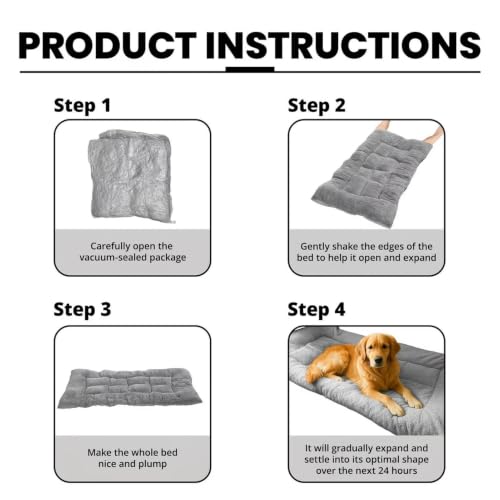 Cama para gatos alfombra rectangular para mascotas cachorro perro de raza grande suelo sofá 5