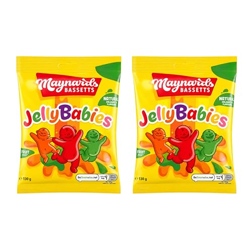 Maynards Bassetts Jelly Babies 130g Pack de 2