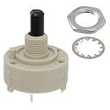 E-Switch, KC58A9.501NPS, Rotary Switch SP4T 350 mA 125V AC Panel Mt. TH PC Pin KC Series | E-Switch KC58A9.501NPS (5 Item/s)