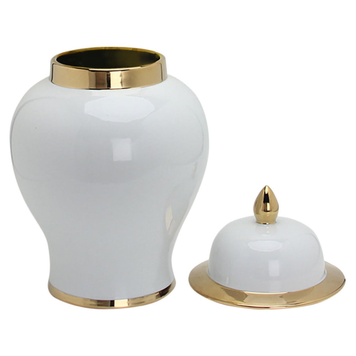 Vase blanc style ferme pour décoration élégante de maison et bureau