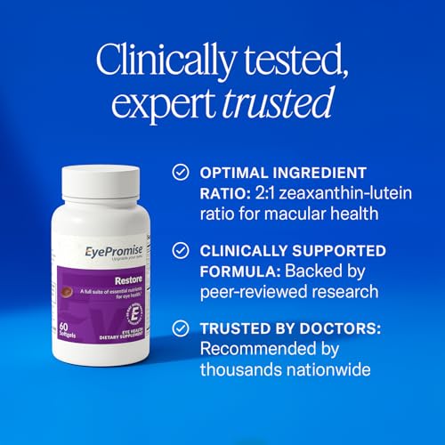 Image of EyePromise Restore Aging Eye Health Supplements, 60 Softgels
