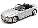 Z4 Convertible Silver 1/18 Diecast Model Car by Motormax 73144s