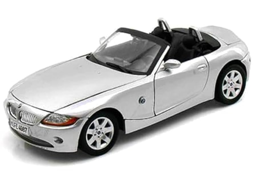 Amazon.com: Z4 Convertible Silver 1/18 Diecast Model Car by