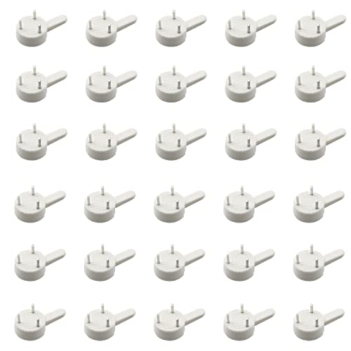 ZYAMY 30pcs Picture Hangers Without Nails Plastic Photo Frame Traceless Hook Nail Hardwall Hanger for Concrete Wall, Hardwall and Drywall