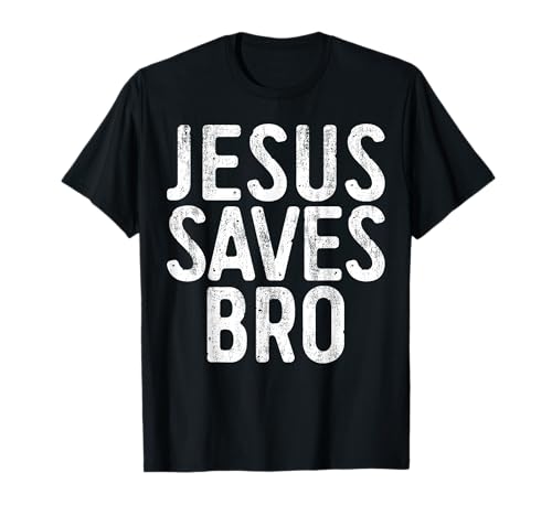 Camisa Jesus Saves Bro para hombres, mujeres, niños, religión cristiana Camiseta
