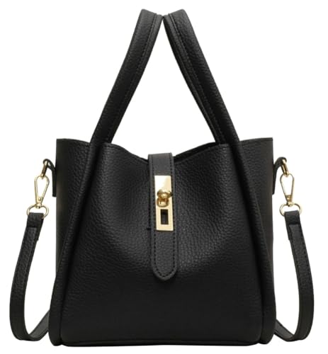 Bucket Bag for Women Soft Leather Bucket Hobo Purse Trendy Crossbody Shoulder Bag Top Handle Handbag Slouchy Tote Satchel