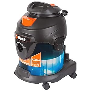 Bort BSS-1415-Aqua – Nass-Trockensauger, Behältervolumen 15 l, 1400 W, HEPA+AQUA filter, Blasfunktion, Leistungsregelung
