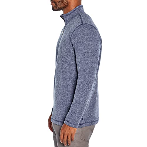 GAP Mens Zip Up Sweater, Long Sleeve Mock Neck Sweater, Casual Mens Pullover3