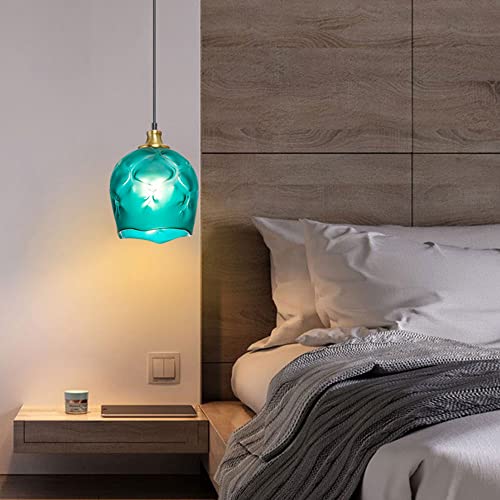 Lampe de chevet suspendue pour libérer l'espace de nuit