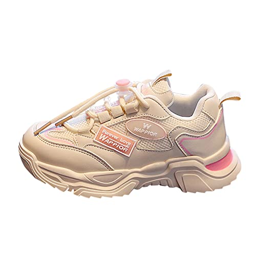 Toddler Tennis Shoes Girl Fashion Spring Summer Children Sports Shoes Girls Thick Sole Non Slip Mesh Kids Tennis Shoes