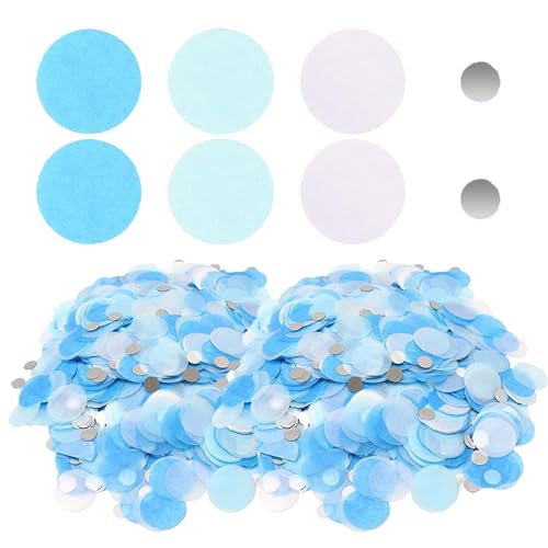 Lot de 9999 confettis ronds en papier biodégradable pour mariage, ballons pour décoration de table, fiançailles, fête prénatale, anniversaire,...