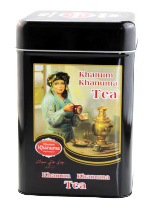Khanum-Khanuma Earl Grey große Dose - hochwertiger Schwarzer Tee lose 500 Gramm - Schwarztee mit Bergamotte Aroma Cover