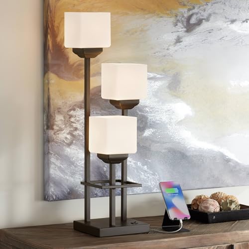 Franklin Iron Works Modern Console Table Lamp 29 1/2
