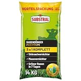 Substral 3in1 Rasendünger 14kg gegen Unkraut Moos mit Langzeitwirkung