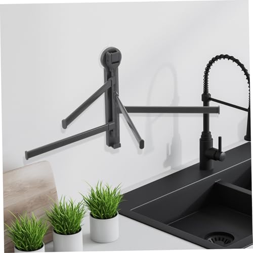 Porte-serviettes à ventouse rotatif support mural salle de bain sans perçage