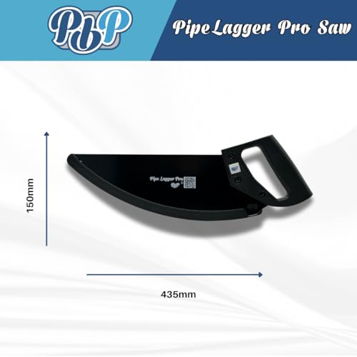 PBP PipeLagger Pro Pipe Insulation Saw with Guard and Free Sharpener, Black - Image 3
