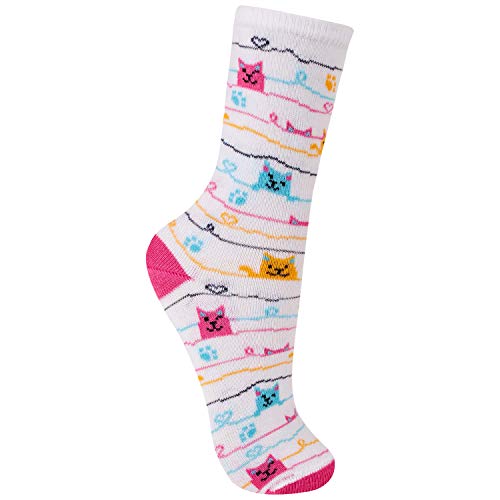 Meia Desenhada, Trifil, Meninas, Branco/Multi, 17-19