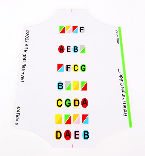 Fretless Finger Guide for Full (4/4) Size Fiddle