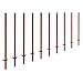 Produktbild Kerbl 10 Stück Winkelstahlpfahl 115 cm Stärke 3 mm Weidezaunpfahl 4 Bohrungen Elektrozaun