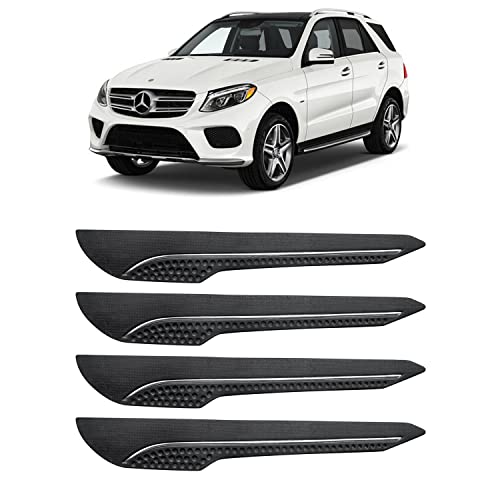 Image of AOSIS-Car Bumper Protector /Bumper Guard for MercedesBenz GLE with Single Chrome Stripe (4-Pcs)