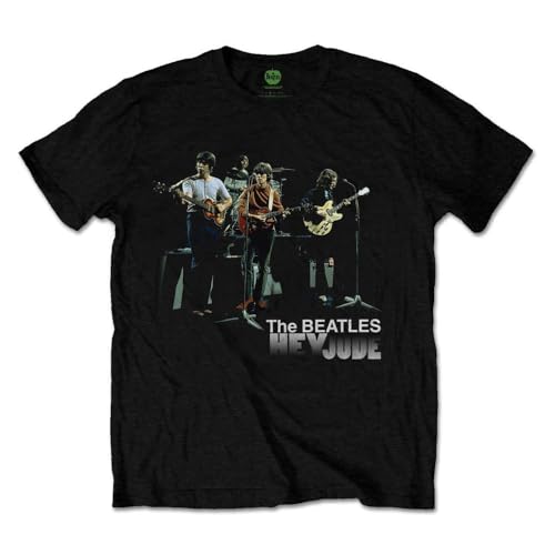The Beatles Hey Jude Version T Shirt - Les Beatles, Paul McCartney, John Lennon, RIngo Starr, George Harrison The Beatles Hey Jude Version T Shirt