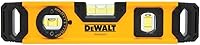 DEWALT DWHT43003 9-Inch Extruded Aluminum Torpedo Level - Durable Precision Tool for Pros