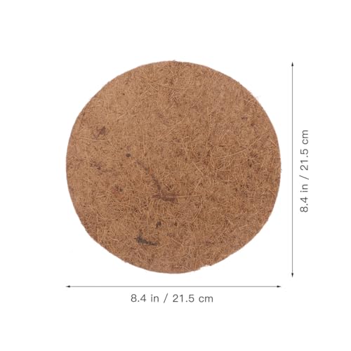 Image of POPETPOP 10 Pcs Bird Nesting Pads: Breathable Natural Coconut Fiber Pigeon Nest Mats - Warm Comfortable Bird Eggs Mat for Parakeet Hatching - Pigeon Breeding Accessories