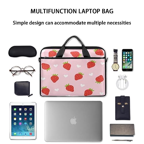 Bolso de portátil impermeable Fruit Lovely Strawberry 13-15 pulg miniatura 7