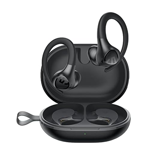 SoundPEATS Wings2 Sportkopfhörer, Bluetooth 5.3 Over-Ear-Ohrhörer mit Ohrbügeln, schweißfeste für Laufen und Workouts, 13-mm-Treiber, integriertes Mikrofon, App, Bequeme Passform, 30 Stunden