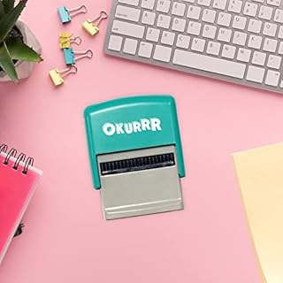 Millennial Stamps - Okurrr - Washable Self-Inking Silicone Stamp - Stamp Plate 39 x 15 mm - Stamp Casing 70 x 53 x 23 mm