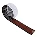 Lifeyz Bateau Auto-adhésif de 6 mm pour Le Plancher de Plancher en Teck en Mousse Eva Faux Tapis de Teck pour Une tôle de Yacht Stripe Stripe étanche 2400x57x6mm Firm Gum (Color : Dark Brown Black)