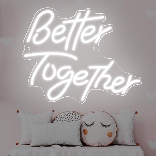 Image of Neon Sign Neon for Wall Decor, LED Neon Light Sign for Girls Room Bedroom Wedding Birthday Party