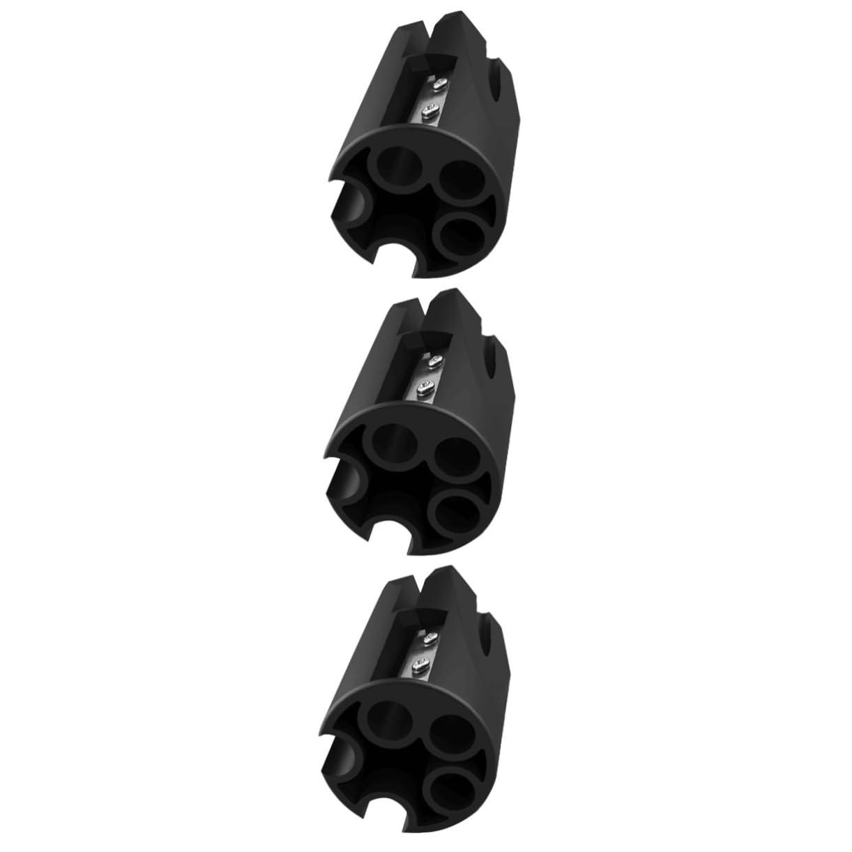 Angoily 3pcs Eyebrow Pencil Sharpener Brow Sharpening Tool Easy to Use Makeup Supplies