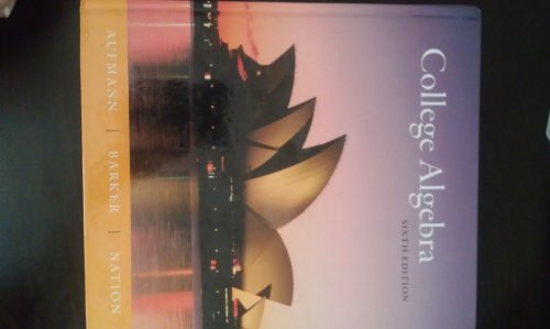 College Algebra 0618803718 Book Cover