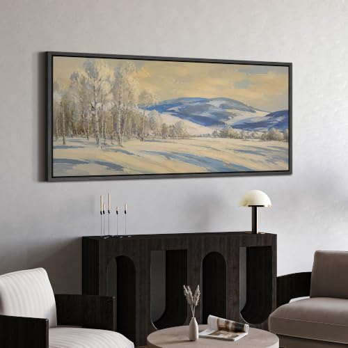 Image of MUDECOR Extra Large Framed Canvas Print Wall Art Birch Art for Living Room