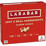 Larabar Cashew Cookie, Fruit and Nut Bars, Gluten Free and Vegan, 10.2 oz, 6 Ct