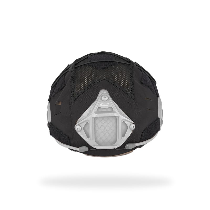 Tactical Cloth Helmet Cover for SF Helmet,Bump Helmet in Size XL or L/XL,Airsoft Helmet Cover,Without Helmet (BK)