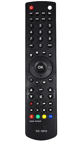 Ersatz TV Fernbedienung RC1910 passend für OK/Oki/SANYO/Sharp/Schneider/SEG/Technical/TECHWOOD/Tucson/Walker/Waltham/Wellington/Vestel Ersatz TV Fernbedienung RC1910 passend für OK/Oki/SANYO/Sharp/Schneider/SEG/Technical/TECHWOOD/Tucson/Walker/Waltham/Wellington/Vestel