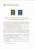 Paese: Repubblica Italiana LaVecchiaScatola - Bollettino Emissione Illustrativo 1959 Europa Cept
