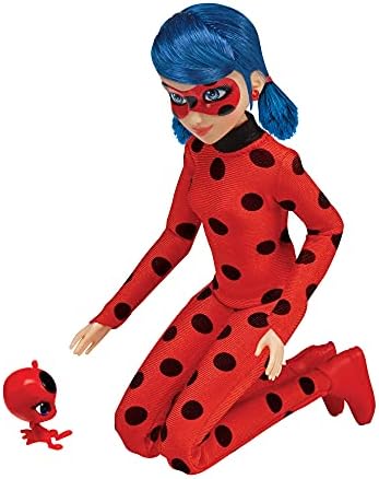 Miraculous Ladybug And Cat Noir Toys Ladybug Fashion Doll | Articulated 26cm Ladybug Doll With Accessories And Miraculous Kwami | Marinette Superhero Ladybug Figurine | Bandai Miraculous Dolls Range