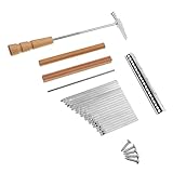 Yardwe Kalimba Thumb Piano Tool Set Tuning Hammer 20 Metal Keys DIY Music Instrument Supplies Kalimba tools for Beginners and Professionals