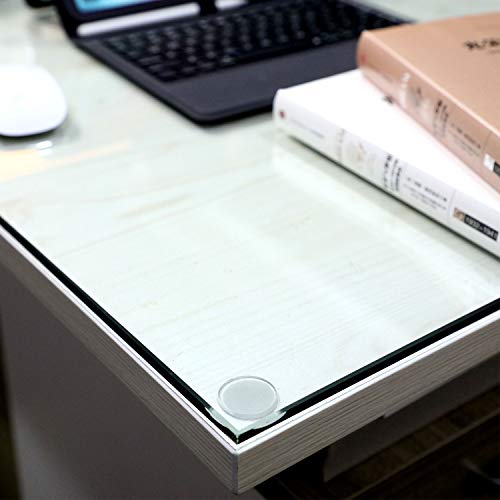 100 Pieces Glass Table Top Bumpers Clear Adhesive Anti Slip Bumper Pads Round Rubber Pads Self Stick For Glass Table Top Spacer (1 Inch, 2 Mm) #TOP4