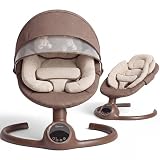 BEBE2LUXE Alpha : Balancelle bebe/Transat bebe électrique (chocolat)...