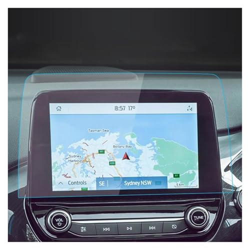 Écran navigation GPS voiture film protection en verre trempé premium