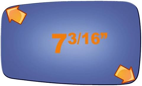 Burco 2666 Driver Side Power Replacement Mirror Glass for 1988-1992 AUDI 80, 1988-1995 90, 1994-1998 CABRIOLET, 1990-1991 COUPE QUATTRO
