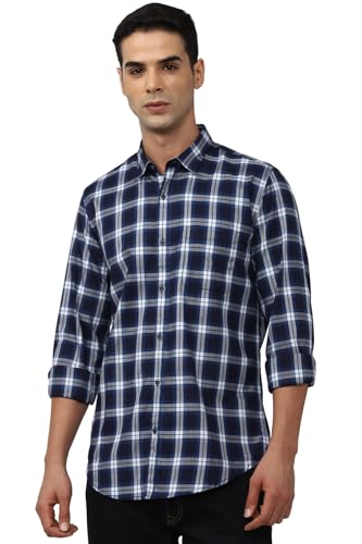 Image of Peter England Men's Cotton Slim Fit Shirt