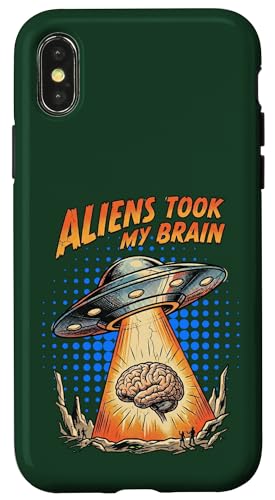 �G�C���A���͎��̔]������� UFO �U�� ���g���A�[�g���[�N �X�}�z�P�[�X iPhone X/XS �p