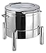Produktbild APS 12354 Chafing Dish rund -Premium, 10 Liter, aus 18/8 Edelstahl, 44 x 48 x 39 cm, 1 Gestell, 1 Wasserbecken