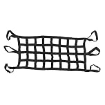 ANGGREK Roof Net Cargo Mesh Hammock No Drill Installation Universal Fit for YJ TJ JK JL with 2 Mounting Methods